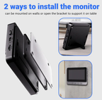 ⏳Time-Limited Special⏰Wireless doorbell camera: 1080P, 170° angle, 4.3-inch screen, IPX65 outdoor waterproof, night vision✈️Free Shipping