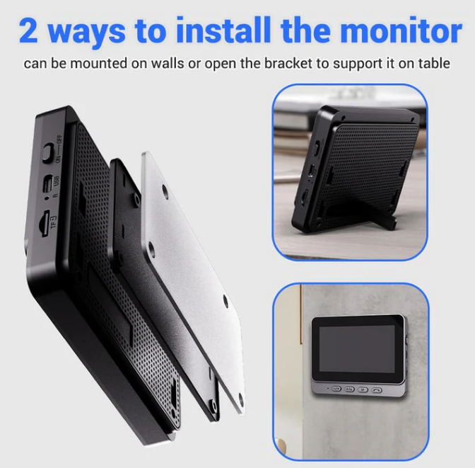 ⏳Time-Limited Special⏰Wireless doorbell camera: 1080P, 170° angle, 4.3-inch screen, IPX65 outdoor waterproof, night vision✈️Free Shipping