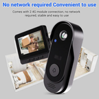 ⏳Time-Limited Special⏰Wireless doorbell camera: 1080P, 170° angle, 4.3-inch screen, IPX65 outdoor waterproof, night vision✈️Free Shipping