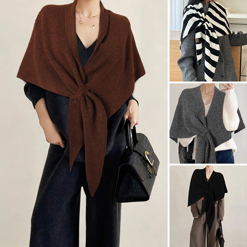 🍂Women's Solid-Color Cashmere Scarf🍁 Casual Soft Comfortable Shawl for Daily Wear